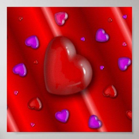 ハートポスター ポスター (正面)