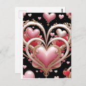 ハートポストカード ポストカード (正面/裏面)