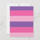 ハートポップ・アートのフィゲットバレンタインデー サンキューカード (裏面)