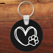 ハートポーキーチェーン キーホルダー (裏面)