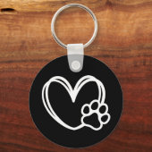 ハートポーキーチェーン キーホルダー (正面)