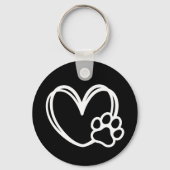 ハートポーキーチェーン キーホルダー (裏面)