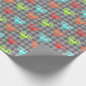 ハートポーズラッピング紙 ラッピングペーパー (角)