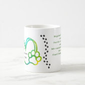 ハートポーマグ – 夏ペットギフト コーヒーマグカップ (中央)