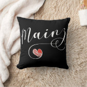 ハートマインツ国旗、私はマインツ、メーンツを愛する クッション (ブランケット)