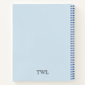 「ハートマイ浴槽」ノート ノートブック (裏面)