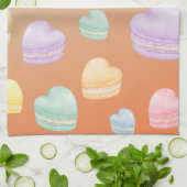 ハートマカロン キッチンタオル (折り畳み)