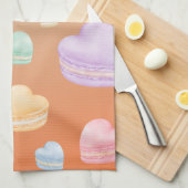 ハートマカロン キッチンタオル (四つ折り)