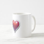 ハートマグカップ コーヒーマグカップ (正面右)
