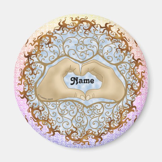 ハートマグネット マグネット (正面)