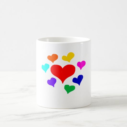 ハートマグ コーヒーマグカップ (中央)