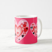 ハートマグ コーヒーマグカップ (正面右)
