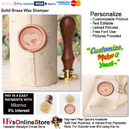 ハートマジック カッパー ピーチ ワックススタンパー シーリングスタンプ