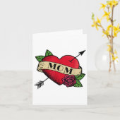 ハートママタトゥー _1 カード (黄色い花)