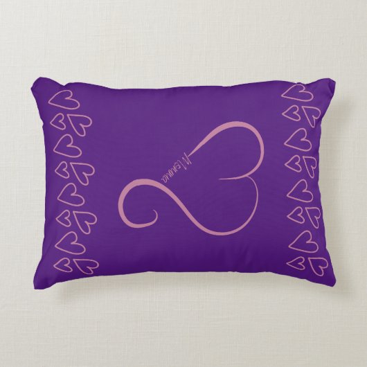 ハートママ枕 アクセントクッション (正面)