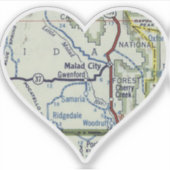 ハートマラドシティアイダホ シール (正面)