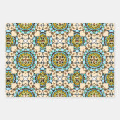 ハートマンダラギフトラッピング紙 ラッピングペーパーシート (正面2)