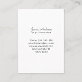 ハートマンダラヨガマッサージウェルネスビジネスカード 名刺 (裏面)