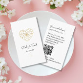 ハートマンダラヨガマッサージウェルネスQRコード 名刺