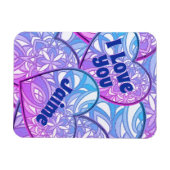 ハートマンダラ私はあなたを愛 マグネット (横)