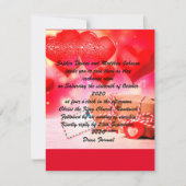 ハートマークの愛の表現 シーズンカード (正面)