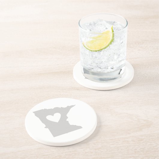 ハートミネソタ州シルエット コースター (側面)