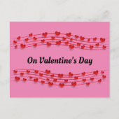 ハートミュージックノートはがき ポストカード (正面)