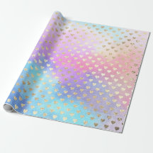 ハートメタリックミントアクア海ブルーピンク