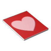 ハートメモ ノートパッド (アングル)