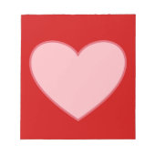 ハートメモ ノートパッド (正面)