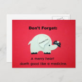 ハートメリーは薬のように効能がある シーズンポストカード (正面/裏面)