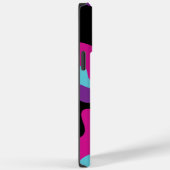 ハートメルト – ピンク、紫、青、黒 Case-Mate iPhoneケース (裏面 / 右)