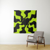 ハートメルト – ライムグリーン タペストリー (インサイチュ)