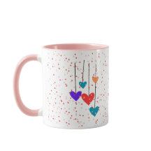 ハートモダンアートデザイン