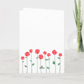 ハートモダンビートレッドローゼスドクターヴァレンティーンズデイ シーズンカード (裏面)