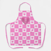 ハートモダンピンクラブコレクション エプロン (正面)