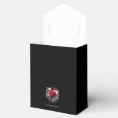 ハートモダン型バラの結婚ありがとう フェイバーボックス (オープン)