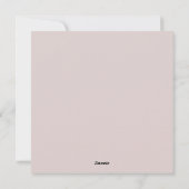 ハートモダン型フォトハッピーバレンタインデー シーズンカード (裏面)