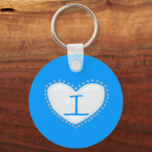 ハートモノグラムキーチェーン キーホルダー (正面)