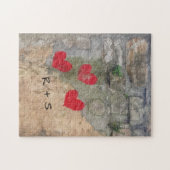 ハートモノグラムグラフィティ ジグソーパズル (横)