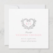 ハートモノグラムライブストリーミングウェディングラブアダプティング 案内状 (裏面)