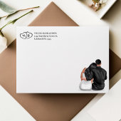 ハートモノグ結婚ラム差出人住所 ラバースタンプ