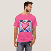 ハートライトトートバッグ Tシャツ (正面フル)