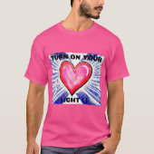 ハートライトトートバッグ Tシャツ (正面)