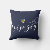 ハートライプツィヒ,ドイツ,ザクセン クッション (裏面)