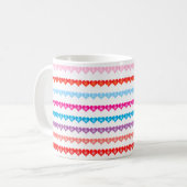 ハートライン コーヒーマグカップ (正面左)