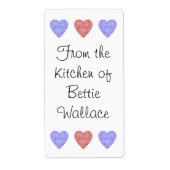 ハートライン ラベル (正面)