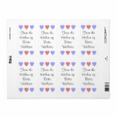 ハートライン ラベル (フルシート)