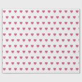 ハートラインGtraphic Valentines Love Pattern ラッピングペーパー (フラット)
