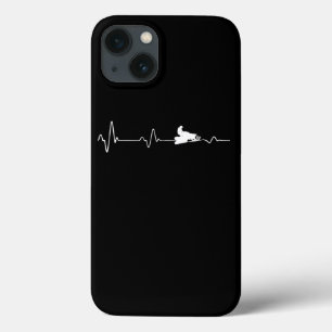ハートラインSnowmobileギフトアイディアSnowmobiling iPhone 13ケース